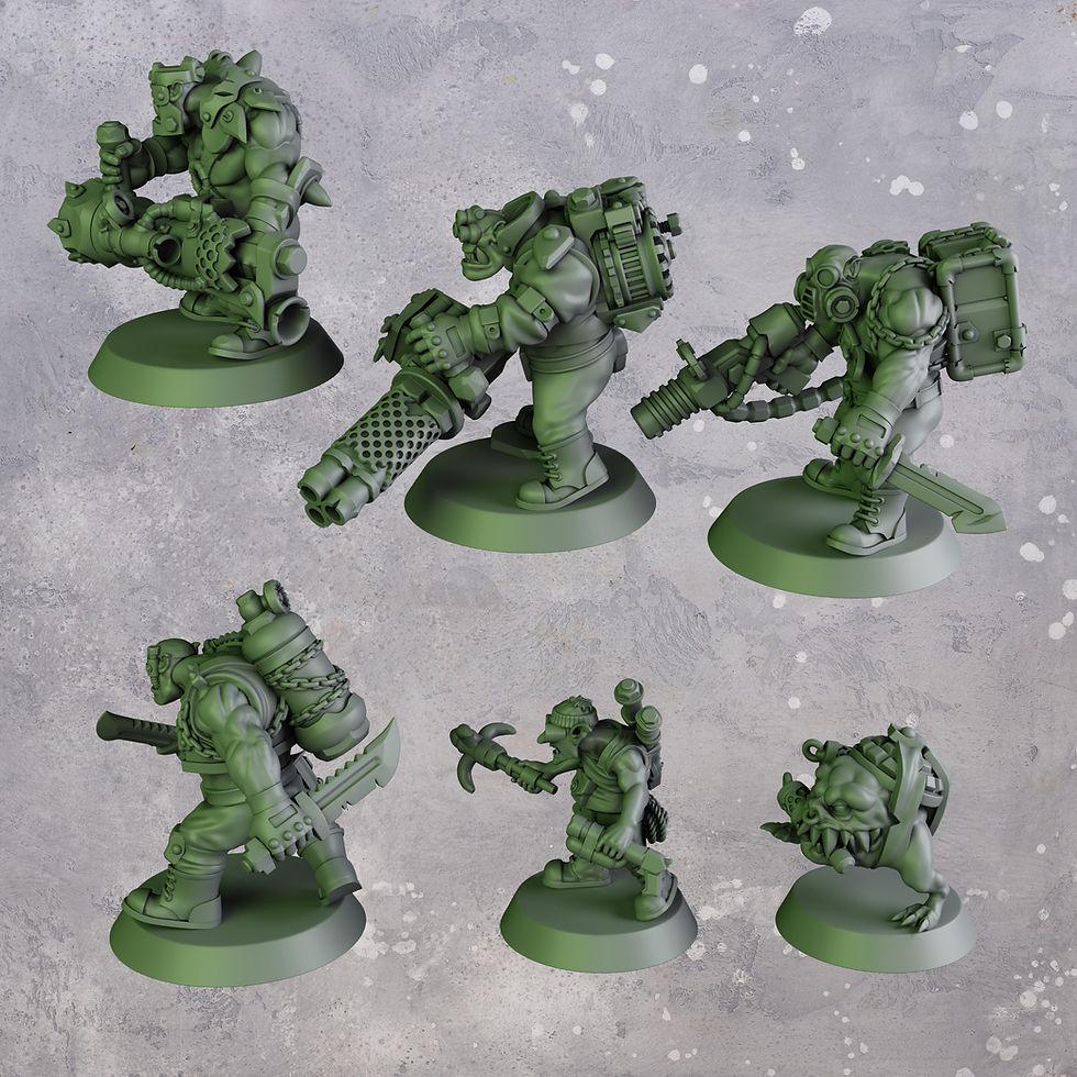 Thumbnail: Blak Orks Mob Team B  by Dakka Dakka
