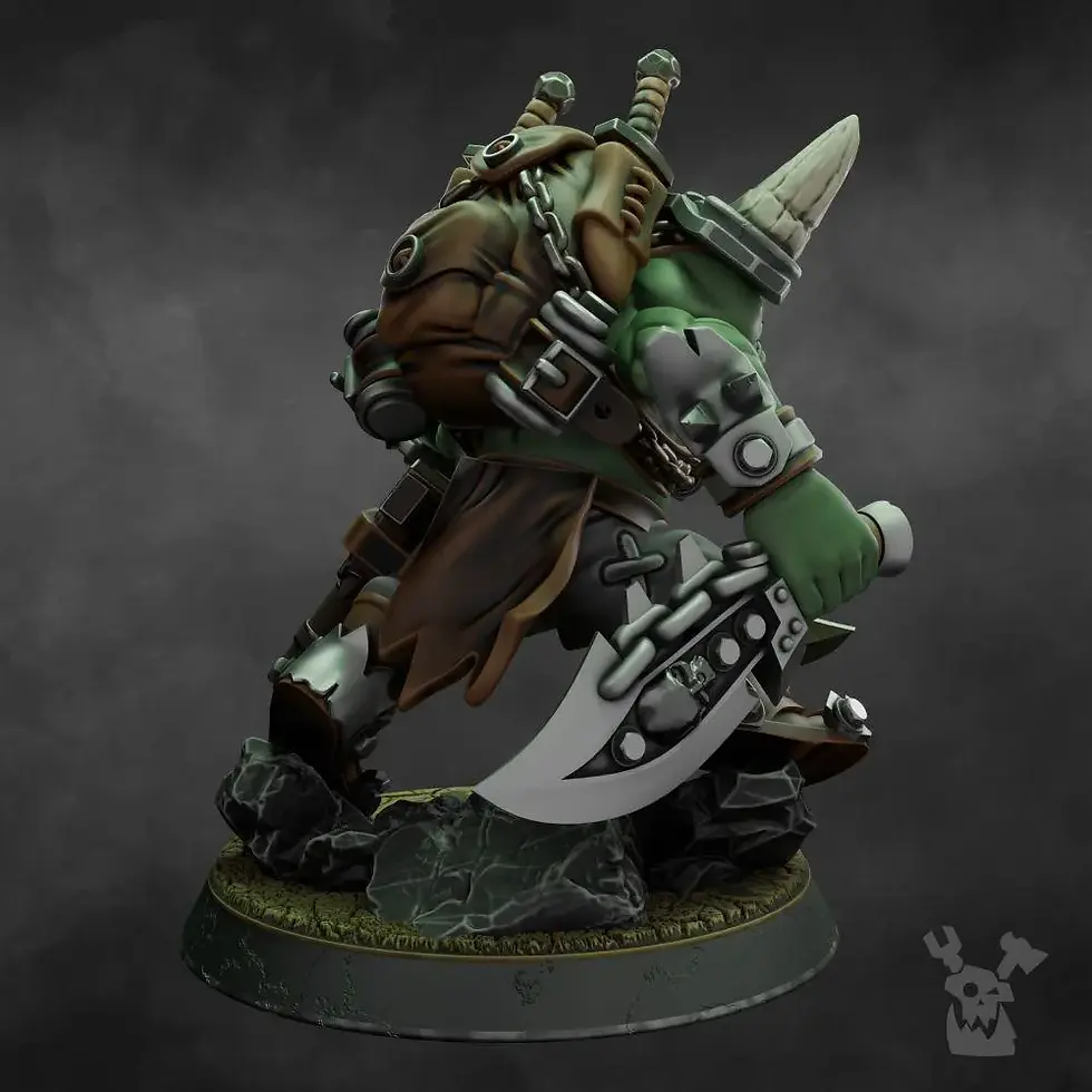 Thumbnail: Orc Boss Smirknife - by Dakka Dakka