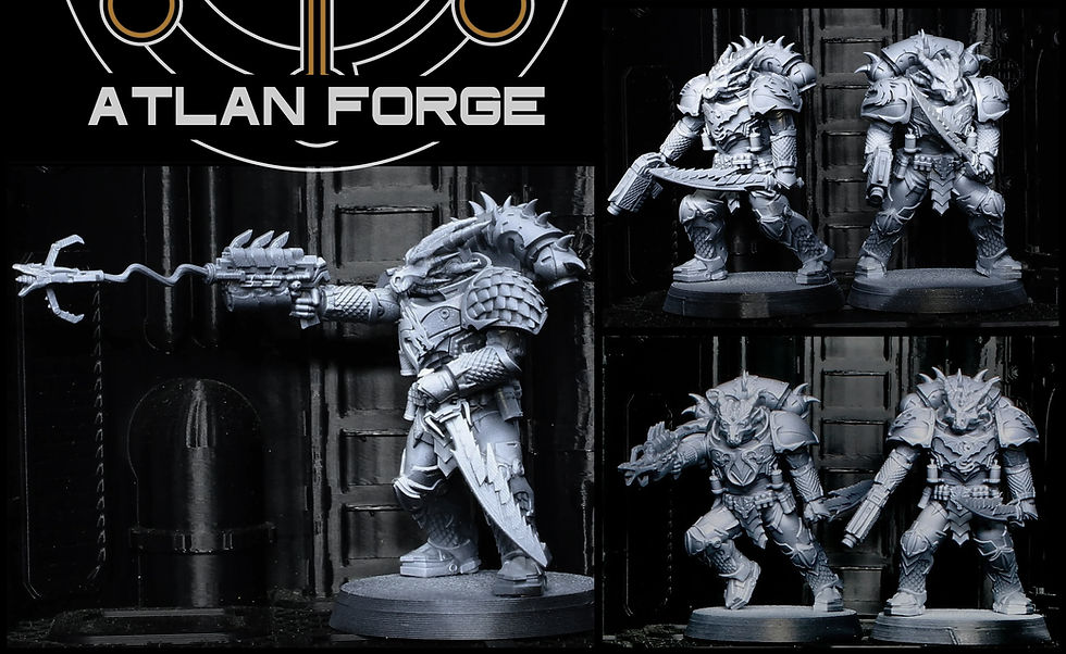 Thumbnail: Dragon Knights Ravagers x5 by Atlan Forge