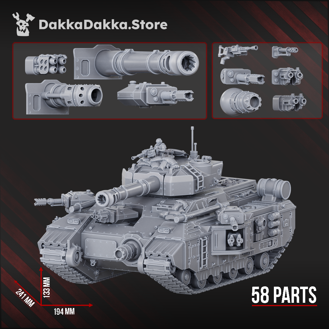 Superheavy Tank - Smilodon S-9 - by Dakka Dakka