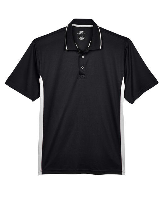 Thumbnail: 8406 UltraClub Men's Cool & Dry Sport Two-Tone Polo