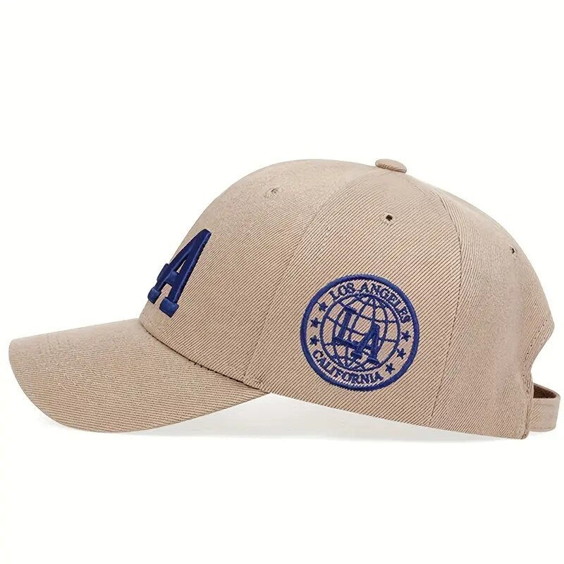 Thumbnail: Unisex LA Letter Embroidery Snapback Baseball Caps Spring and Autumn Outdoor Adj