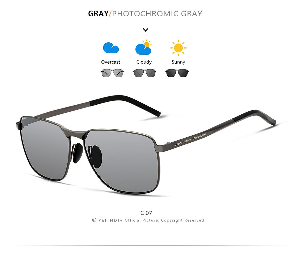 Thumbnail: VEITHDIA Brand Men's Vintage Sports Sunglasses Polarized UV400 Lens Eyewear Acce