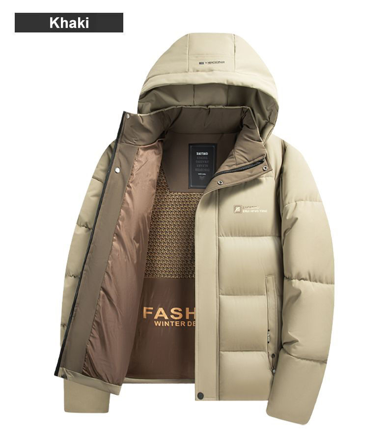 Thumbnail: Graphene Warm Windproof Jacket Men 2024 Winter New Fashion Comfortable Thickened