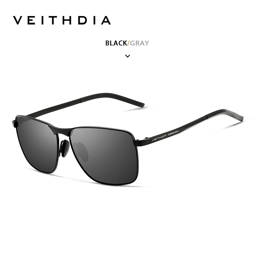 Thumbnail: VEITHDIA Brand Men's Vintage Sports Sunglasses Polarized UV400 Lens Eyewear Acce
