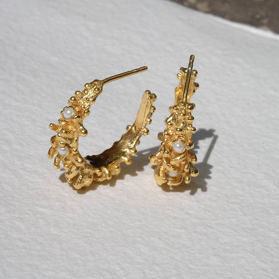 Miniaturbild: Pearl Coral - Creolen