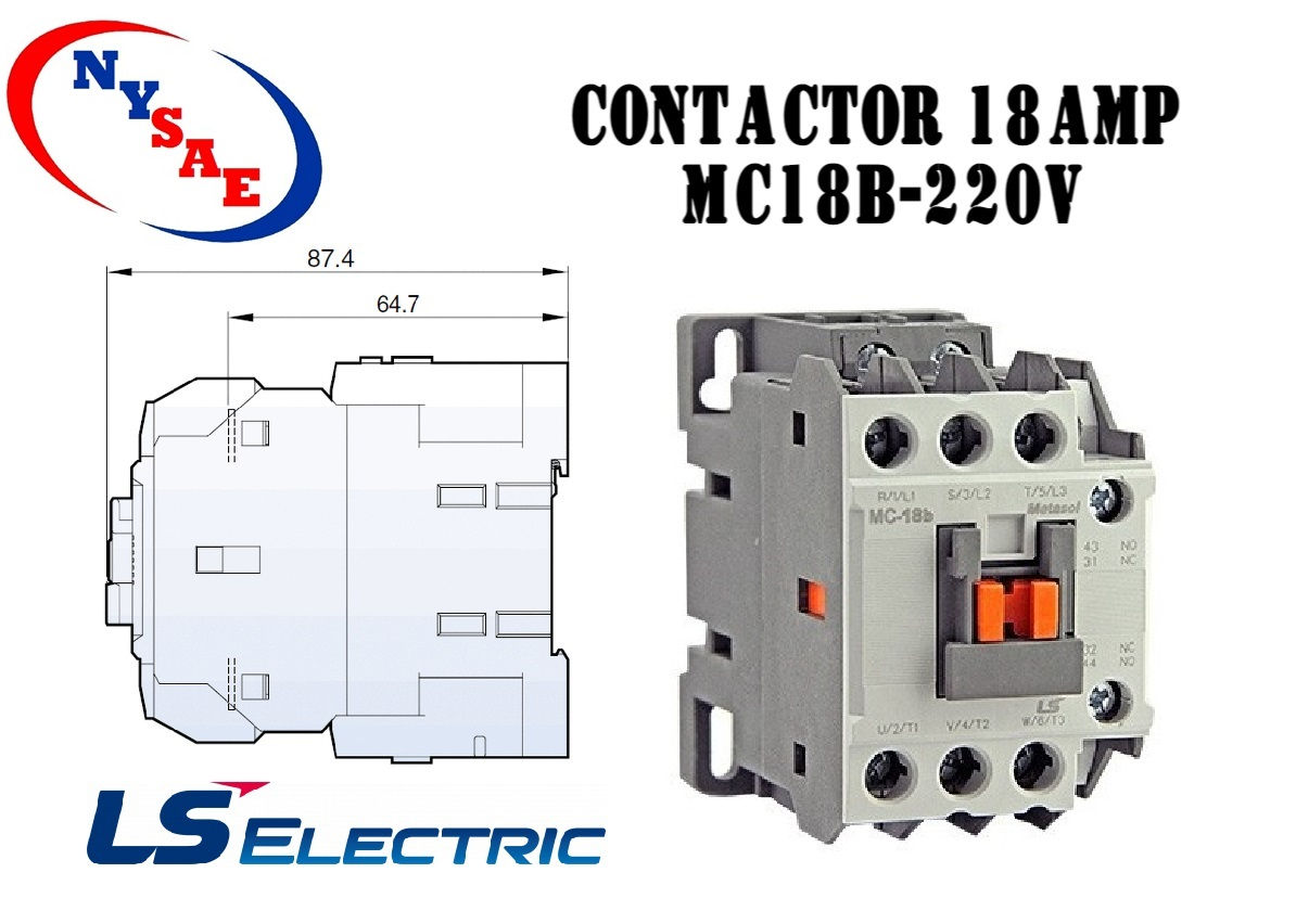 CONTACTOR 18 AMP