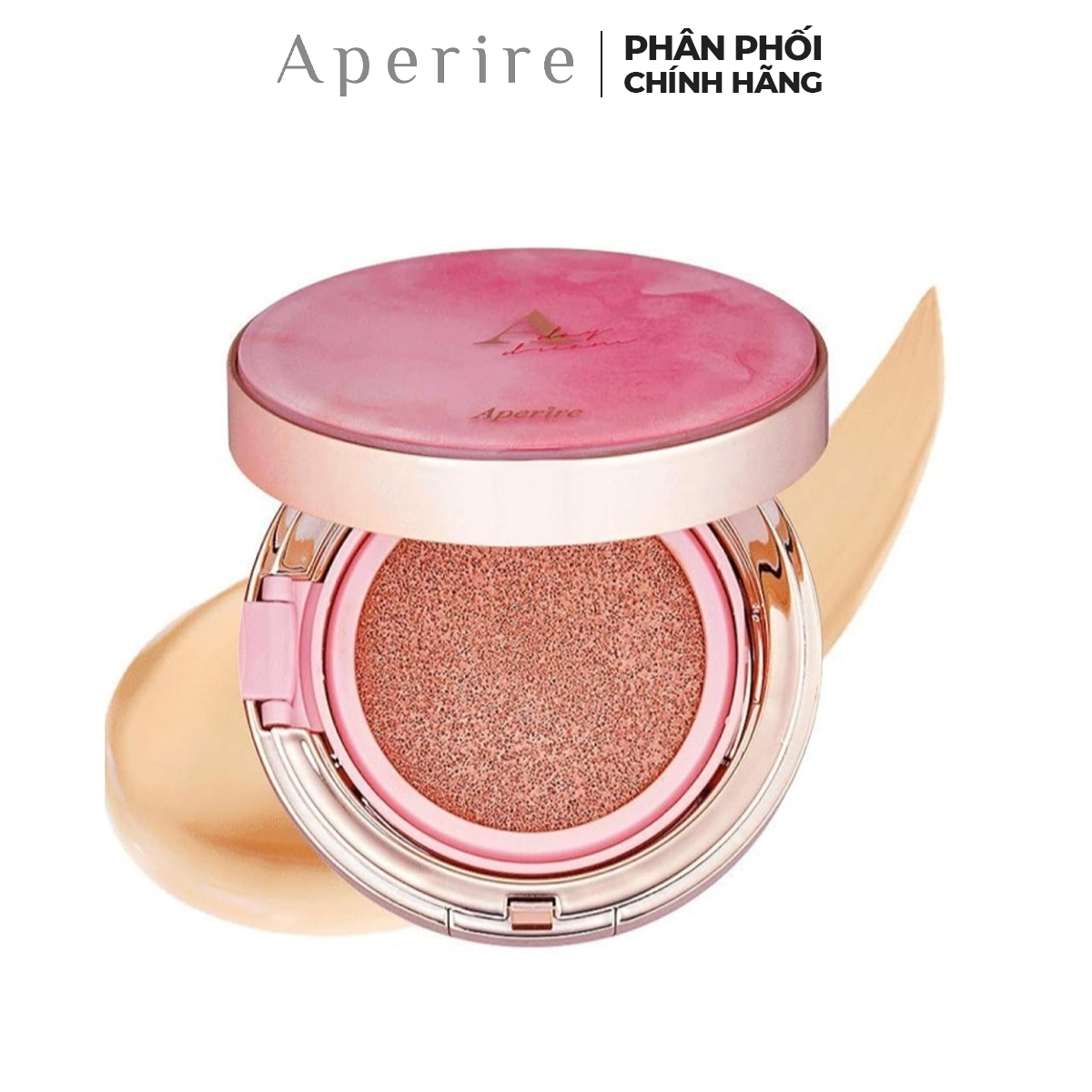 Phấn Nước Aperire Chống Nắng Che Phủ Cao 02 Tông Tự Nhiên 13g