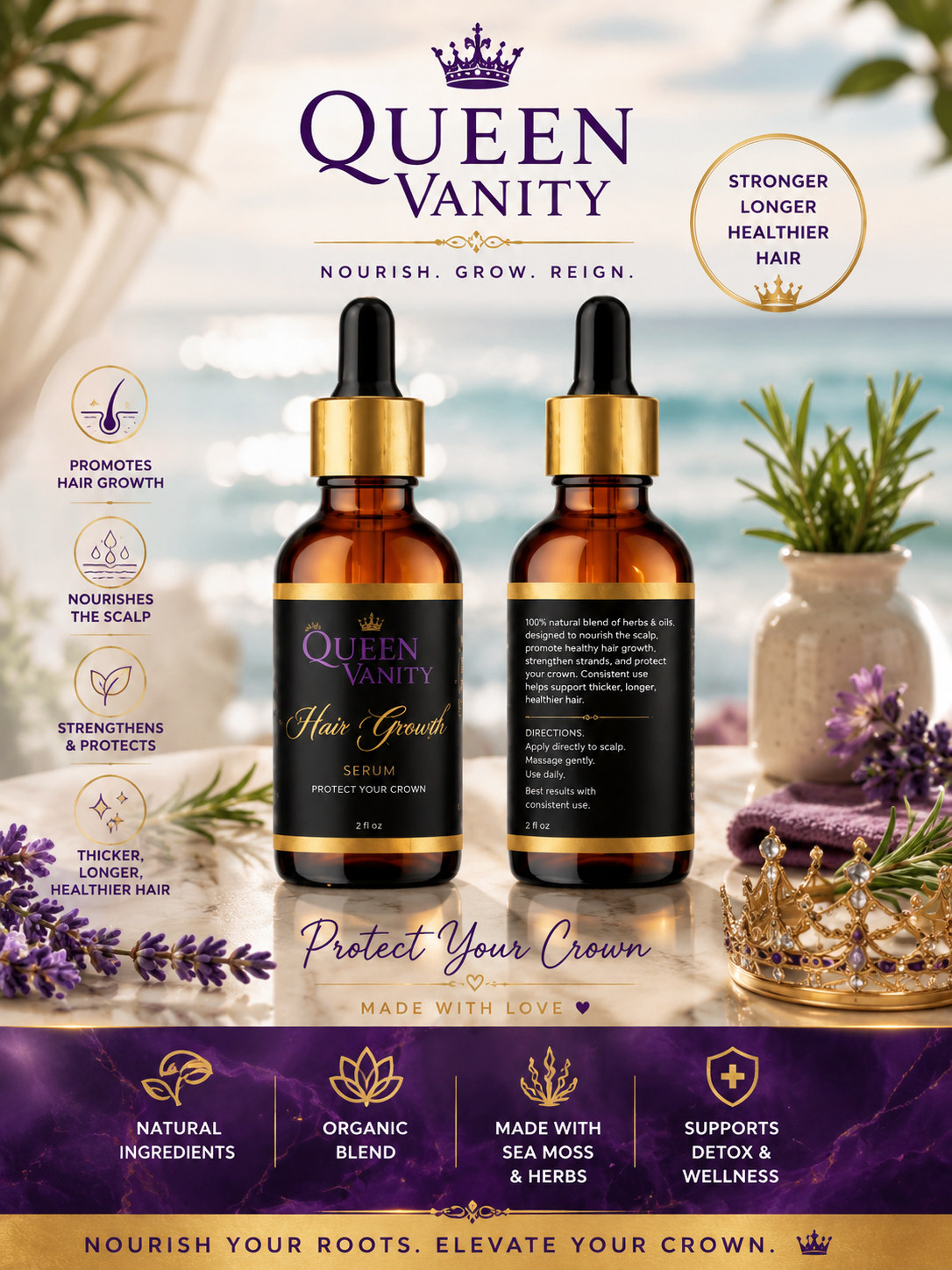 Hair Growth Serum (Protect Your Crown)