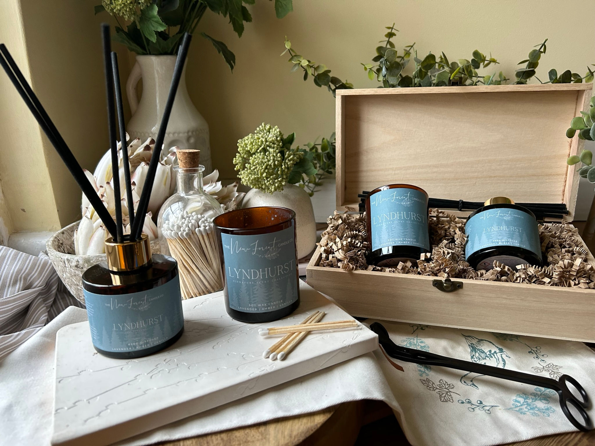 Lyndhurst Candle and Reed Diffuser Gift Set