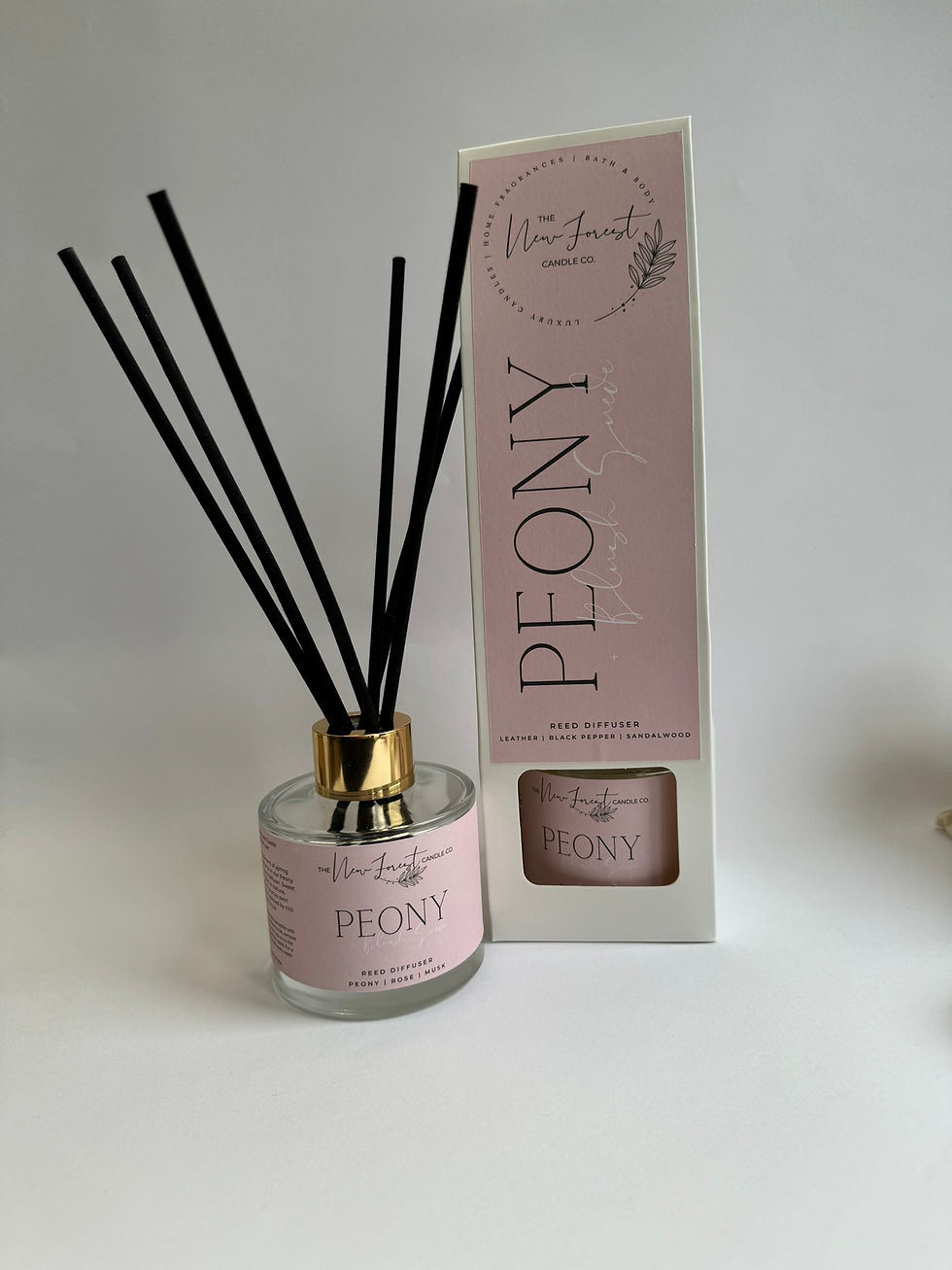 Thumbnail: Peony and Blush Suede Reed Diffuser
