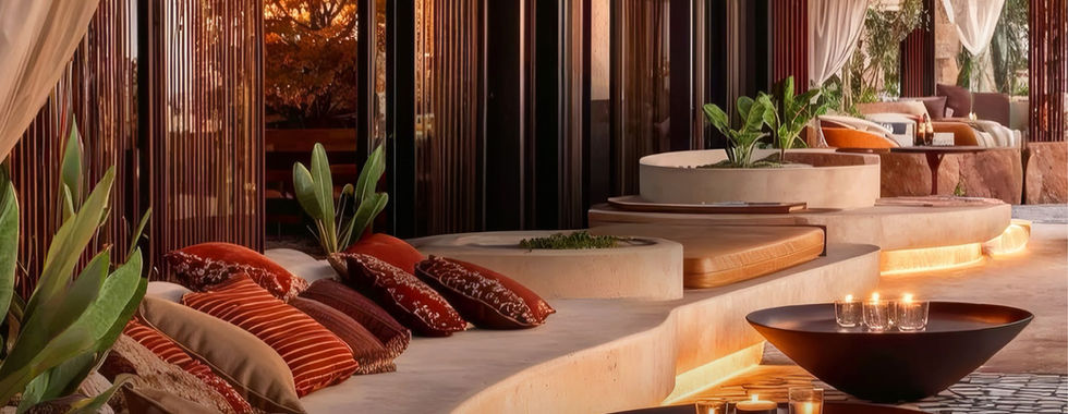Onsen/Gym: Luxury 24-hour gym and Japanese Onsen facilities at The Riviera Palm Beach Pattaya