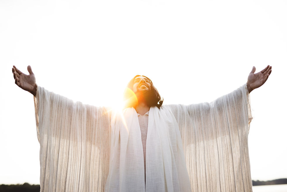 Jesus on Easter Sunday