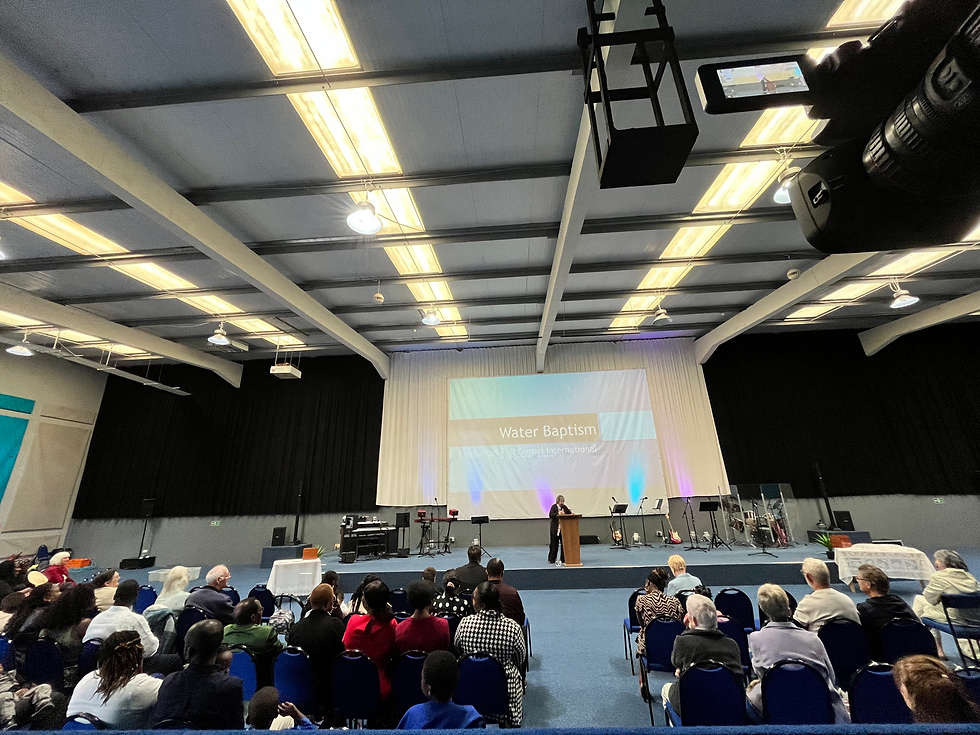 Fellowship listening to the preaching at EFGI Church