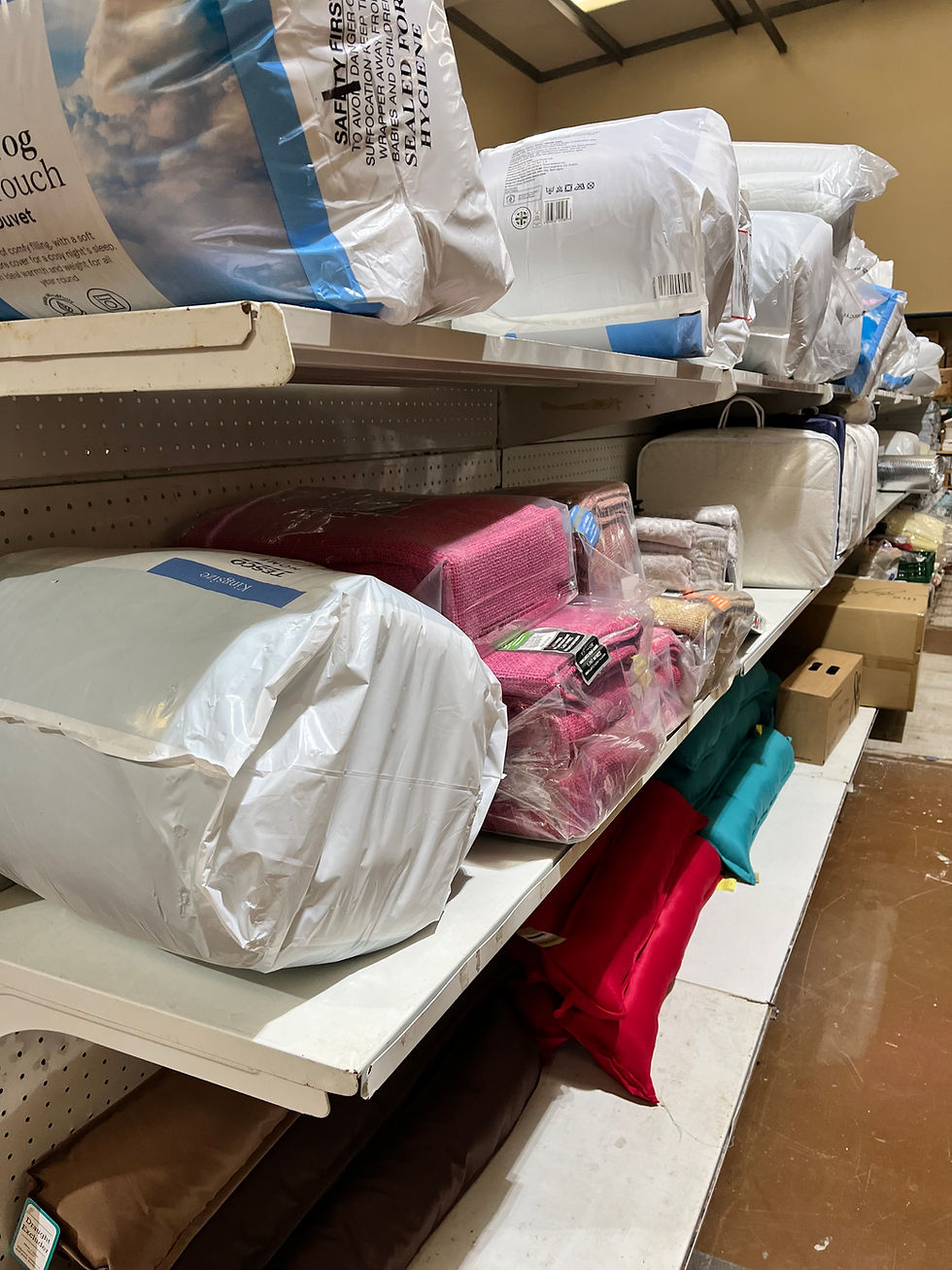 Duvets and essentials going into Cornwall