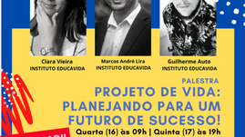 Webinários Projeto de Vida para alunos da Uninassau