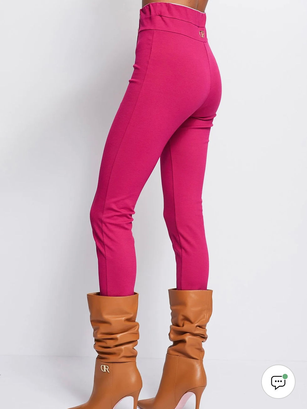 Miniatura: Pantaloni stretch con borchie