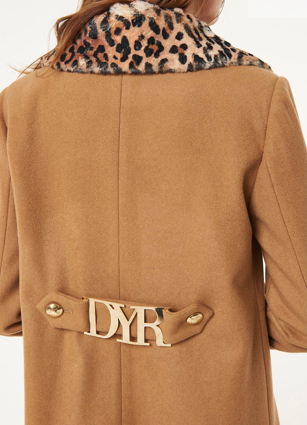 Miniatura: Cappotto dalla linea a Ad