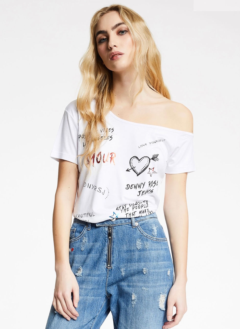 Miniatura: T-shirt con lettering 