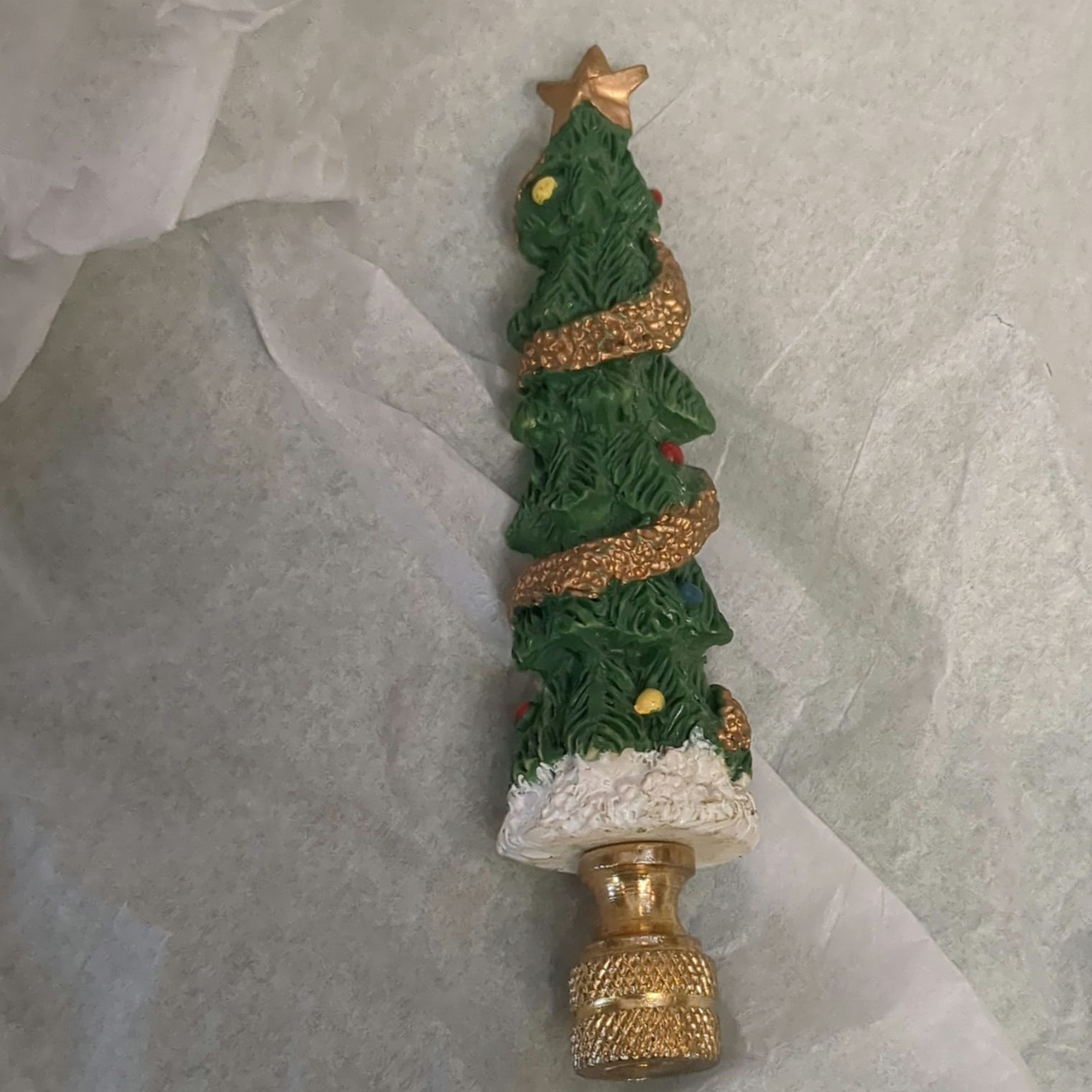 Christmas Tree Finial Lampshade Topper