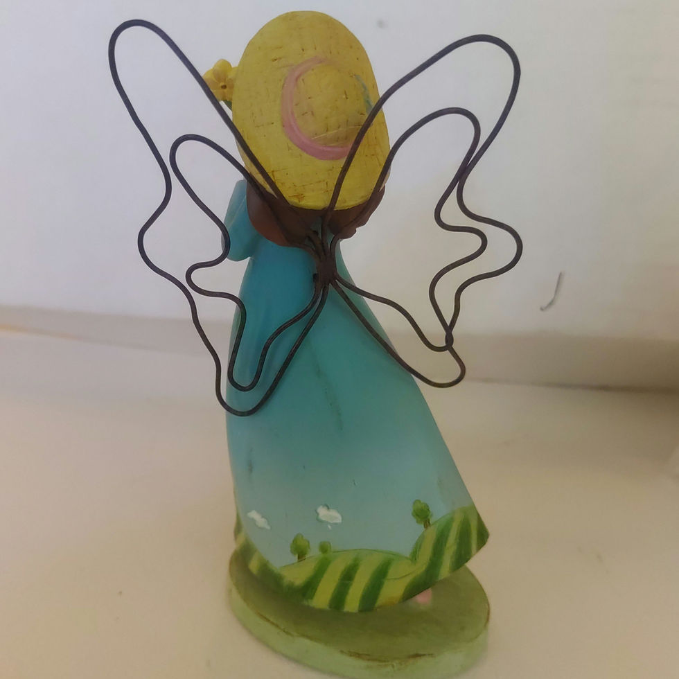 Miniatura: Russ Berrie Country Gatherings No. 28491 "Home Sweet Home" Angel Figurine