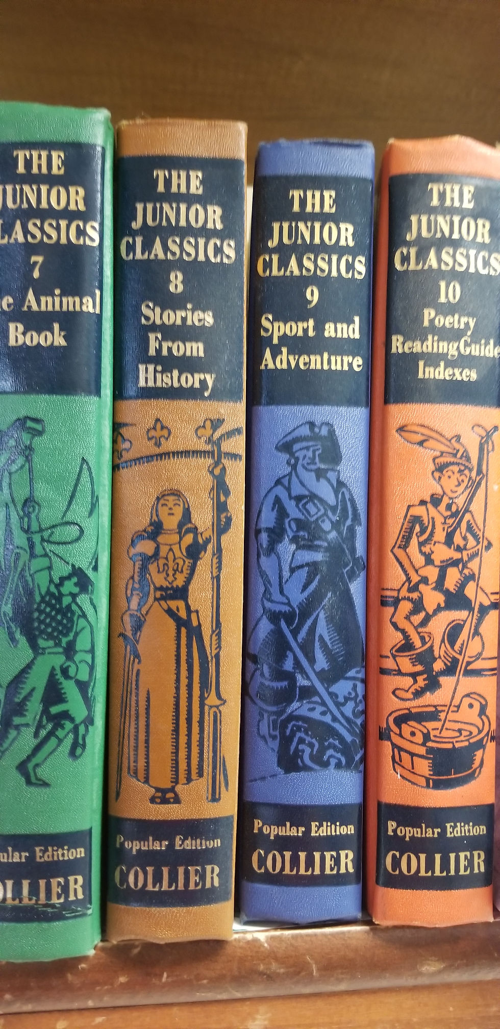 Miniatura: Collier's Complete New Junior Classics 10 volume set 1949 version printed 1960