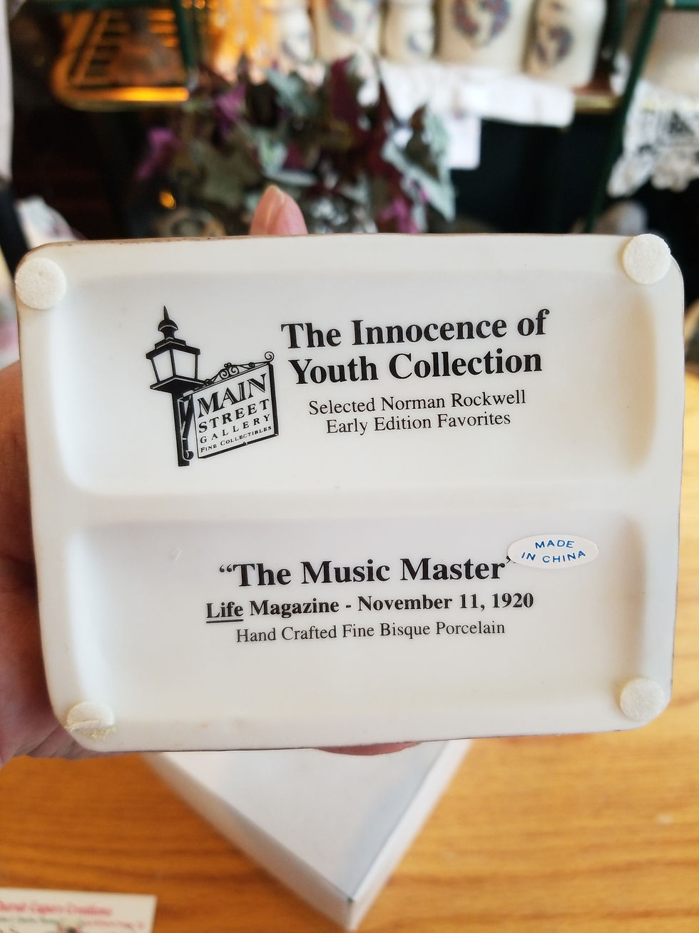 Thumbnail: Norman Rockwell "The Music Master" Museum Collection Figurine