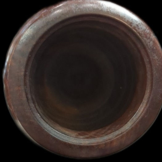 Thumbnail: This mid-century hand-turned decorative urn vessel stands as a timeless treasure