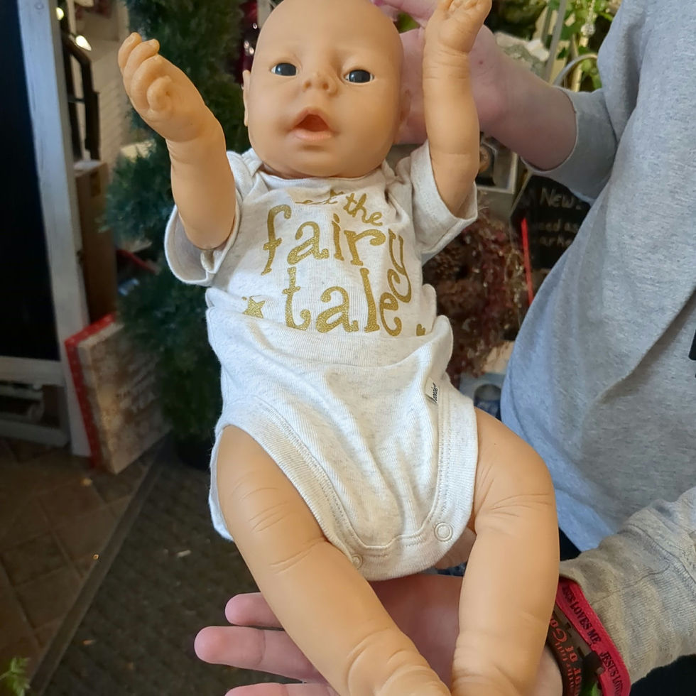 Miniatura: Vintage 20" Realistic Newborn Baby Girl Anatomically Correct