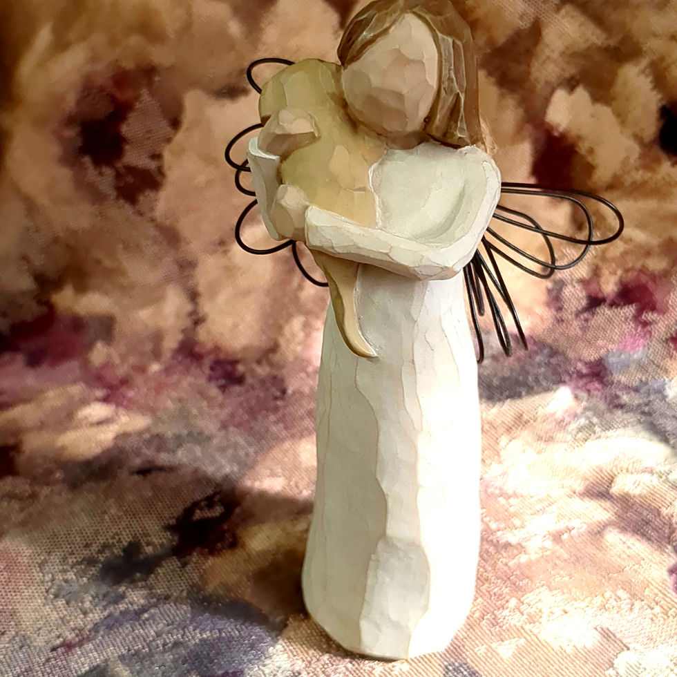 Miniatura: Willow Tree Angel of Friendship Figurine – 1999 Susan Lordi for Demdaco