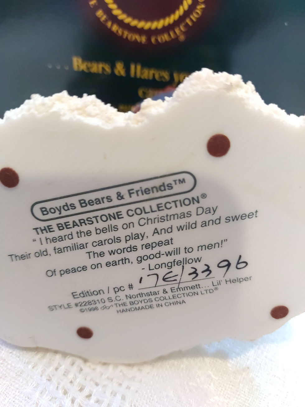 Thumbnail: Northstar and Emmett... Lil Helper Boyds Bears 1998 in box #228310