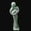 Thumbnail: Art Deco "Mother and Child" Figurine – Timeless Elegance with Verdi gris Patina