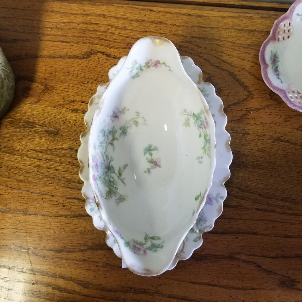 Miniatura: Gravy Boat: Porcelain, Haviland France, Limoges Dish