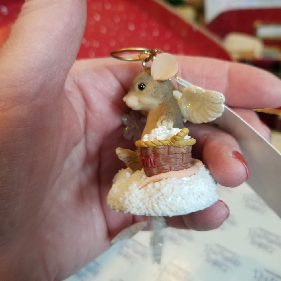 Miniatura: Fitz and Floyd Charming Tales "2000 Snowflakes" Mouse