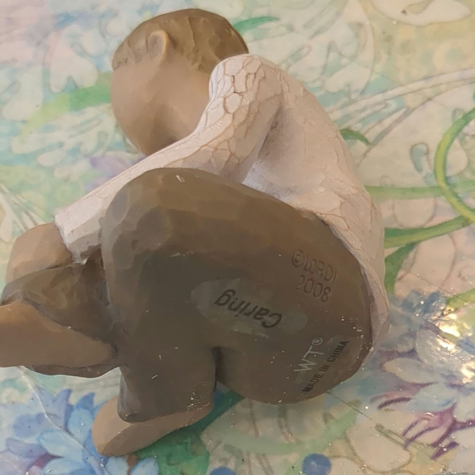Thumbnail: 2008 Demdeco Willow Tree by Susan Lordi "Caring" Figure Little Boy 