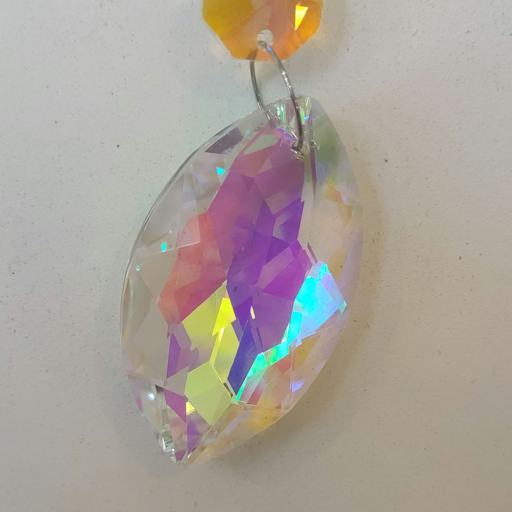 Vintage Chandelier Crystals teardrop Shapes