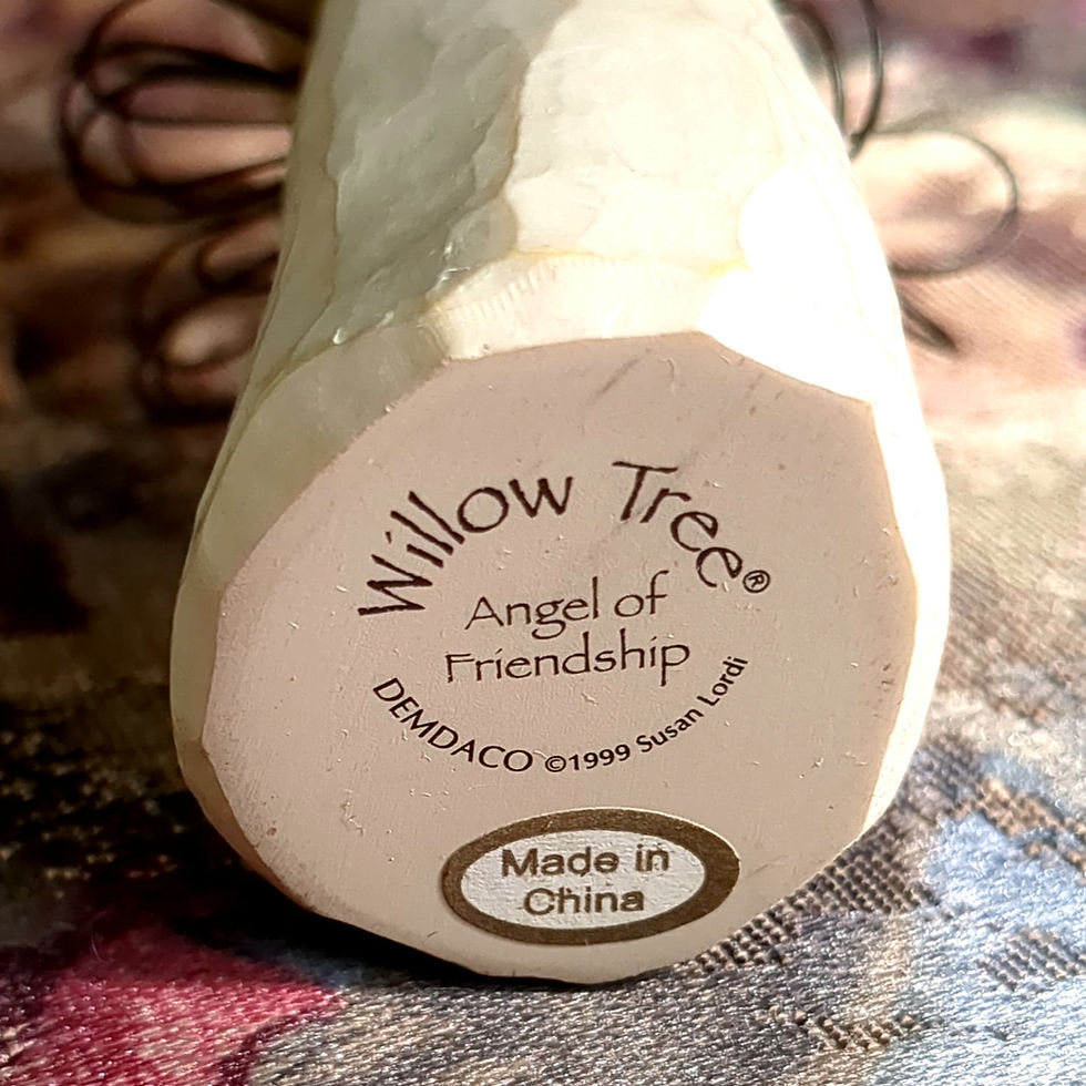 Miniatura: Willow Tree Angel of Friendship Figurine – 1999 Susan Lordi for Demdaco