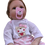 Thumbnail: Lifelike Reborn Baby Doll: Artistry & Reasonable Br. Hair & Eyes Bear Pacifier