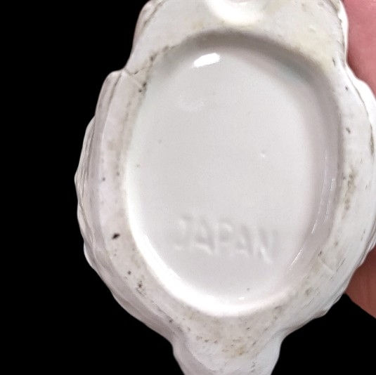 Thumbnail: Vintage White Ceramic Bunny Creamer | Laughing Rabbit Pitcher | Made in Japan