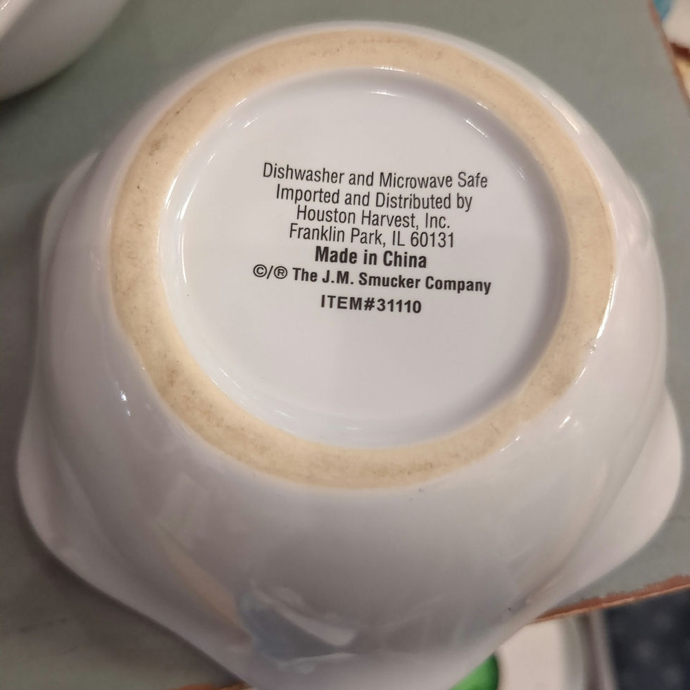 Miniatura: Sweeten Any Day with a Set of 3 Vintage Smucker's Ice Cream Bowls!