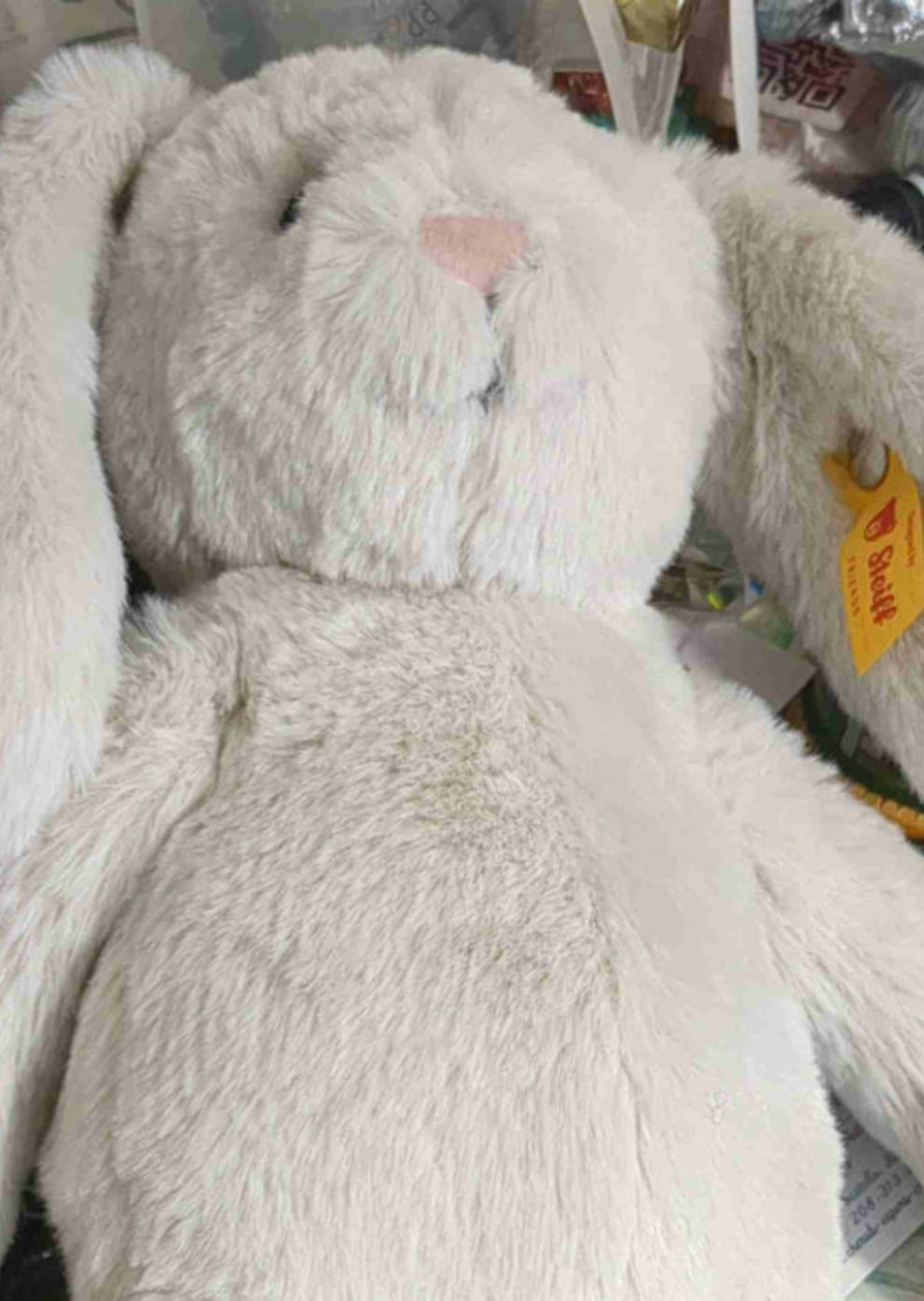 My First Steiff Hoppy Rabbit – Soft Plush Blue – 10" Baby Stuffed Animal