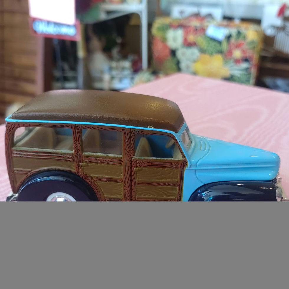 Thumbnail: SS5706 "Deluxe" Panel Model Car blue Ford. 