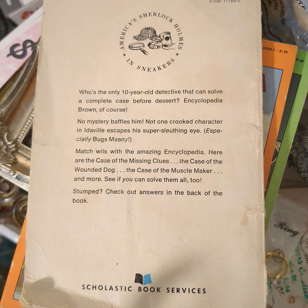 Miniatura: First Printing Edition: "Encyclopedia Brown Solves Them All" by Donald J. Sobol
