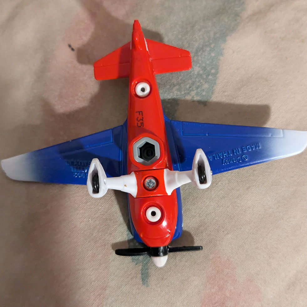 Thumbnail: Disney Pixar Plane LJH Airplane Aircraft Diecast No 86 Red White Blue Thailand