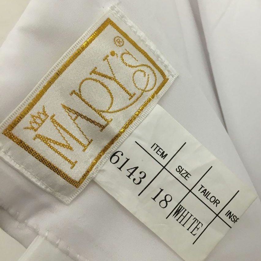 Thumbnail: Gorgeous White Beaded Wedding Dress w/ Detachable Train, Size 18

By PC Mary's