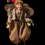 Miniatura: Vintage Katherine's Fairy Boy w/ Birds Nest Browns, Red Hat, Detailed 