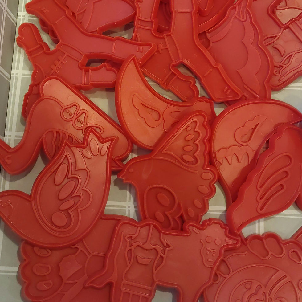 Miniatura: Vintage Chilton 12 Days of Christmas Cookie Cutters Complete Set plus