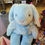 Miniatura: Ty FLIPPITY -Periwinkle Blue Bunny 14” Beanie Buddy! *Retired*