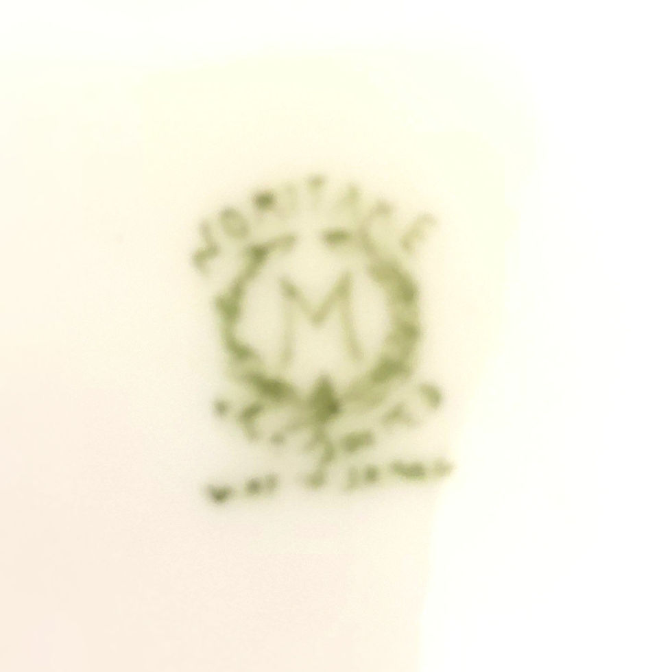 Miniatura: Noritake Handpainted Lidded Sugar Bowl, Jam Bowl, Trinket Dish 