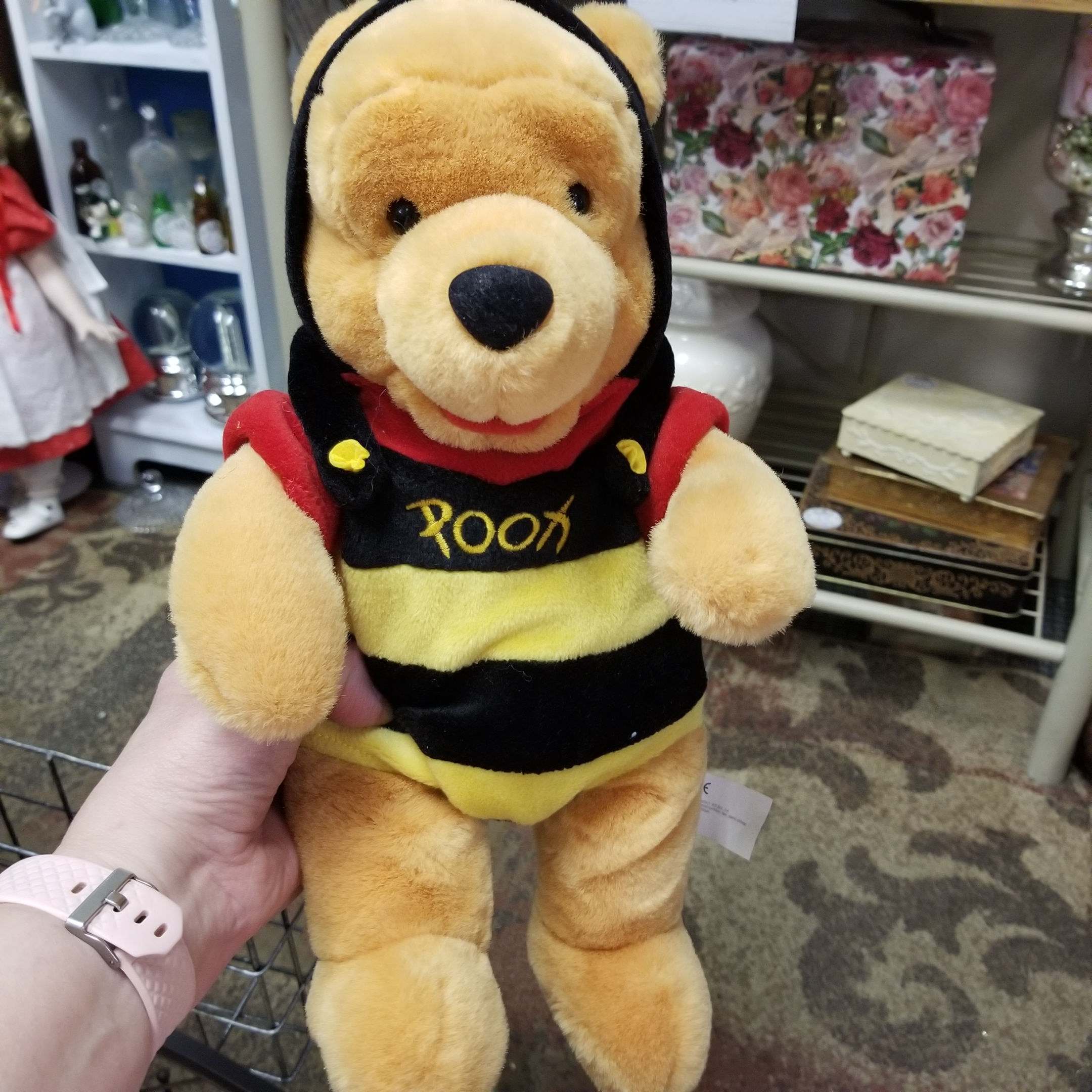 Winnie The Pooh Bumble Bee Disney Soft Yellow Black Mouseketoys 12"